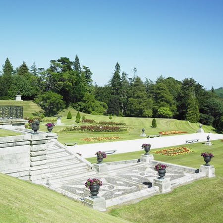 Powerscourt Gardens, County Wicklow, Irelandの写真素材