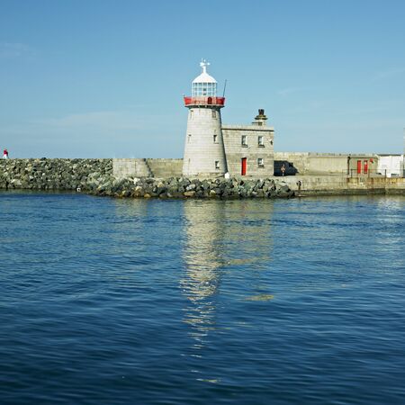 lighthouse, Howth, County Dublin, Irelandの写真素材
