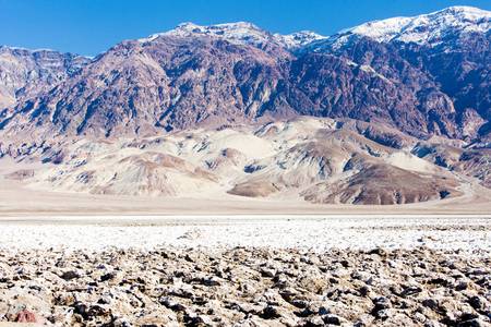 Devil´s Golf Course, Death Valley National Park, California, USAの写真素材