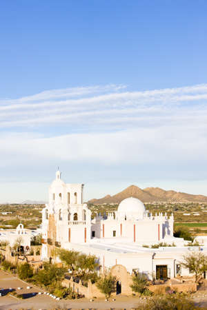 San Xavier del Bac Mission, Arizona, USAの写真素材
