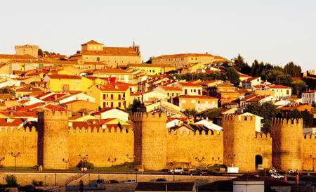 Avila, Castile and Leon, Spainの写真素材