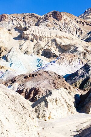 Artist''s Palette in Artist''s Drive, Death Valley National Park, California, USAの写真素材
