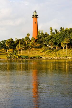 lighthouse, Ponce Inlet, Florida, USAの写真素材