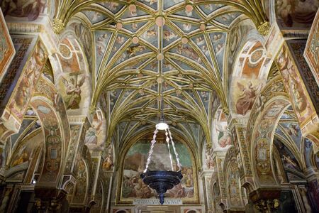 interior of Mosque-Cathedral, Cordoba, Andalusia, Spainのeditorial素材