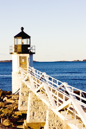 Marshall Point Lighthouse, Maine, USAの写真素材