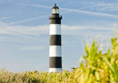Chassiron Lighthouse, Poitou-Charentes, Franceの写真素材