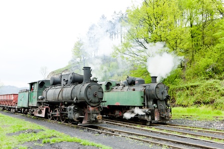 steam locomotives, Oskova, Bosnia and Hercegovina