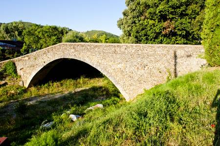 bridge near Oraison, Provence, Franceの写真素材