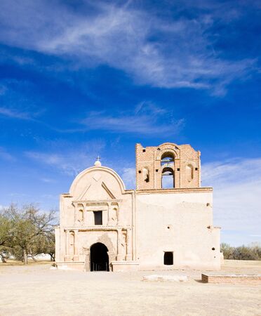 San Jose de Tumacacori Chruch, Arizona, USAの写真素材