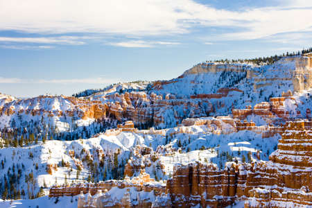 Bryce Canyon National Park in winter, Utah, USAの写真素材