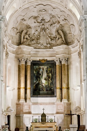 interior of Sanctuary of Our Lady of Fatima, Fatima, Estremadura, Portugalのeditorial素材
