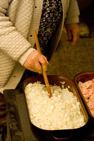 traditional pig-sticking, Czech Republicの写真素材