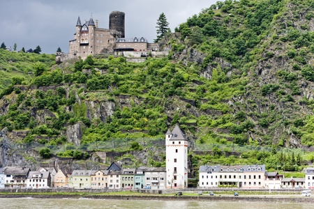 Cutts Castle, St. Goar, Rhineland-Palatinate, Germanyのeditorial素材