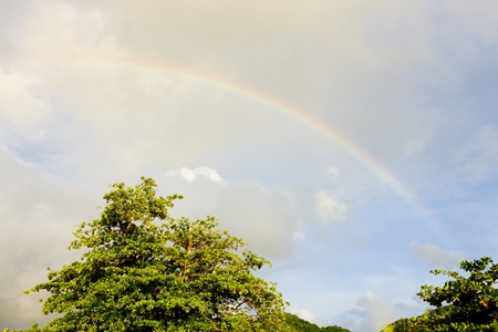 rainbow, Grenadaの写真素材