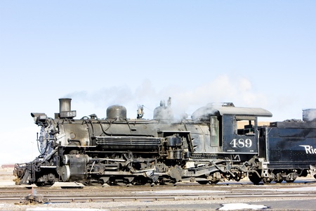 Cumbres and Toltec Narrow Gauge Railroad, Antonito, Colorado, USA