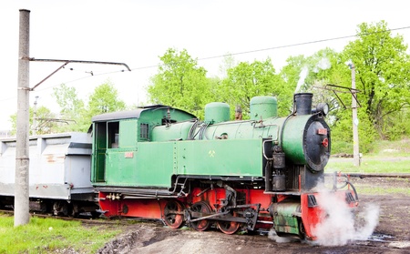 steam locomotive, Kolubara, Serbia