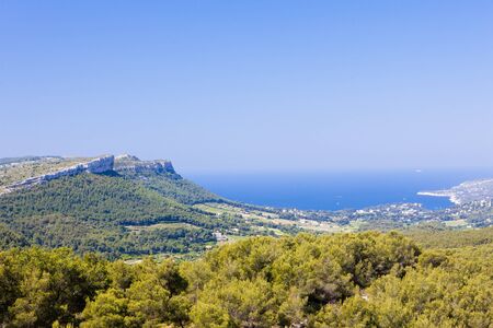 view of La Ciotat bay, Provence, Franceの写真素材