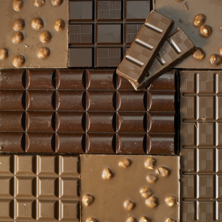 chocolate barsの写真素材
