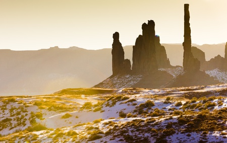The Totem Pole, Monument Valley National Park, Utah-Arizona, USAの写真素材