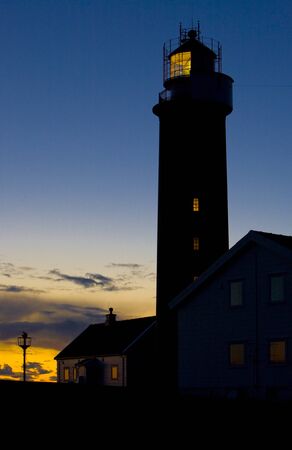 lighthouse, Lista, Norwayの写真素材
