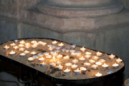 candles in church