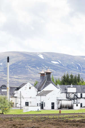 Dalwhinni Distillery, Inverness-shire, Scotlandのeditorial素材