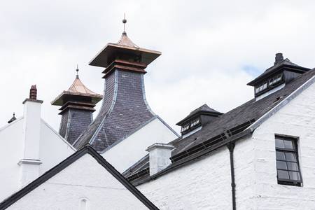 Dalwhinni Distillery, Inverness-shire, Scotlandの写真素材
