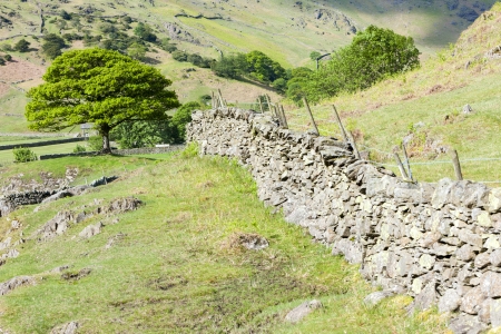 landscape of Lake District, Cumbria, Englandの写真素材
