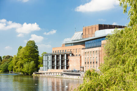 Royal Shakespeare Company Theatre, Stratford-upon-Avon, Warwickshire, Englandのeditorial素材