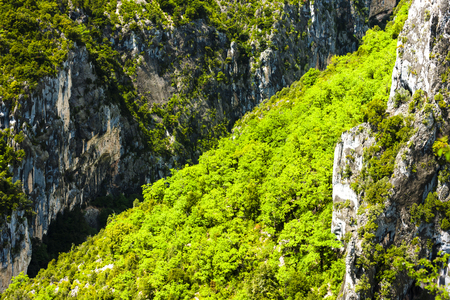 Verdon Gorge, Provence, Franceの写真素材