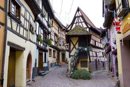 Eguishem, Alsace, Franceの写真素材