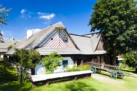 folk museum in Vesely Kopec, Czech Republicのeditorial素材