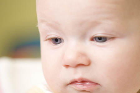 baby's portraitの写真素材