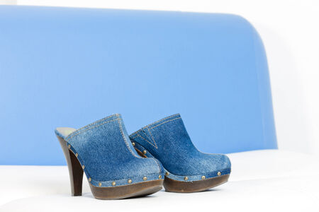 denim clogs