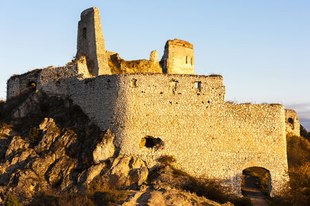 ruins of Cachtice Castle, Slovakiaのeditorial素材