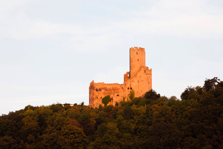 castle Ortenbourg, Alsace, Franceのeditorial素材