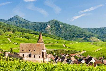 Hunawihr, Alsace, Franceの写真素材