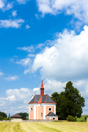 church of Saint Ann, Pusta Kamenice, Czech Republicの写真素材