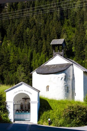 Nauders, Tyrol, Austriaの写真素材