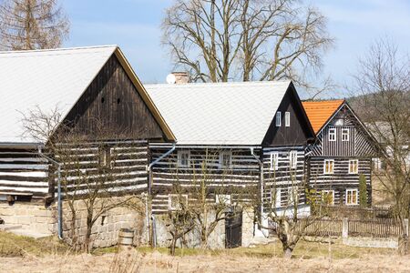 cottages in Kokorin Region, Dobren, Czech Republicのeditorial素材