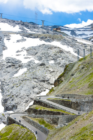 Passo dello Stelvio, Alto Adige, Italyの写真素材