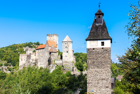 Hardegg Castle, Lower Austria, Austriaのeditorial素材