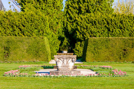 garden of Lednice Palace, Czech Republicのeditorial素材