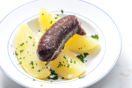 traditional sausage meat, Czech Republicの写真素材