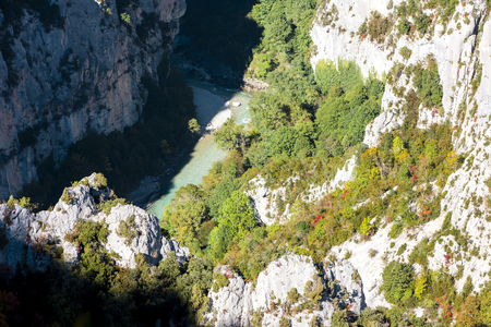 Gorges du Verdon, Provence, Franceの写真素材