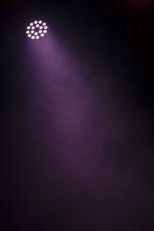 Theater light on black backgroundの写真素材