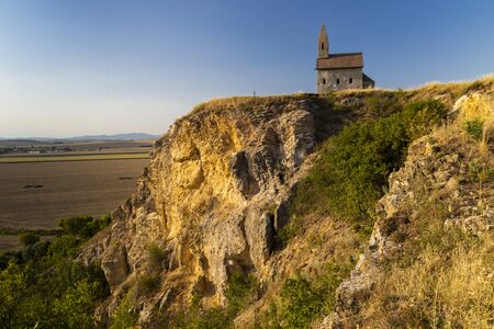 Stone church of Drazovce near Nitra, Slovakia, Europe