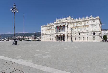 Historic centre in Terst, Italy