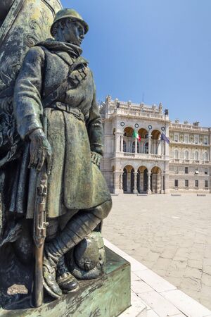 Historic centre in Terst, Italy