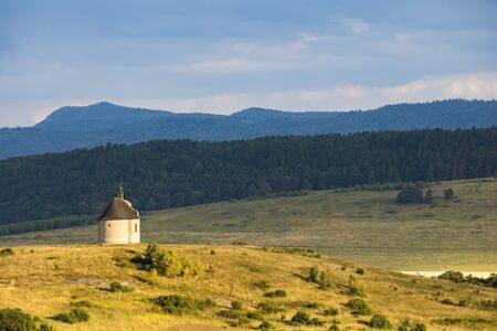 chapel in Spis region, Slovakiaの写真素材